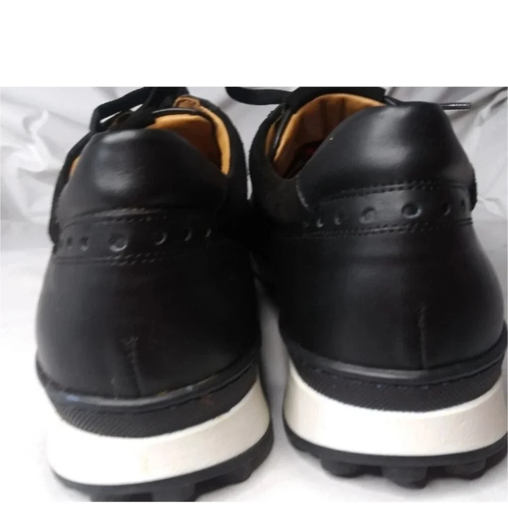 VARDA Men's Shoes Italian Leather Lace Up Casuals Size 12 M EU 45 Retail $395